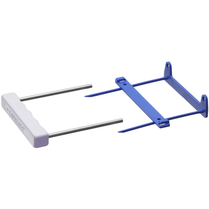 Archief ordnerbeugel met afhechtsysteem, blauw